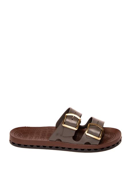 Green jolla moka sandal SENSI | 4153MOKA-317